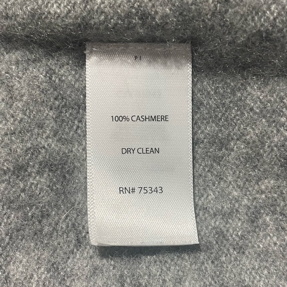 Gharani Strok London grey cashmere open front long sleeve crop cardigan medium - Picture 8 of 10